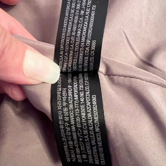 Flattering Zara Women's Double Breasted, Cropped Pea Coat - Picture 11 of 13